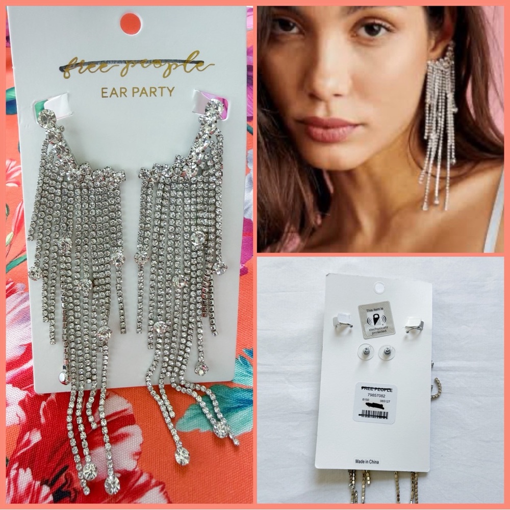 NWT Free People Comeback Kid Ear Party Silver
